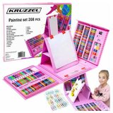 Kruzzel Set za slikanje u koferu 208 komada MAALEO - roza - 17239 | shoptok.hr
