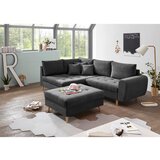 MID.YOU KOTNA SEDEŽNA GARNITURA, mikrovelur antracit | Shoptok.si