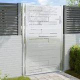  Vrtna vrata 100 x 125 cm od nehrđajućeg čelika
