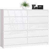 AKORD KOMODA K160 10SZ CLP BELO SJAJ, (21702923) | Shoptok.si