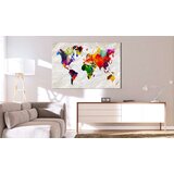  Slika - World Map: Rainbow Madness 60x40 | shoptok.hr