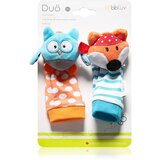 BBLÜV Düo čarape sa zvečkama Owl / Fox 2 kom | shoptok.hr