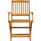  3-dijelni sklopivi bistro set od masivnog bagremovog drva | shoptok.hr