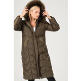 Dewberry Z6751 LADY COAT-KHAKI Cijene