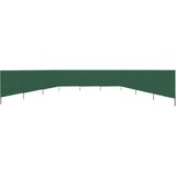 vidaXL Vjetrobran s 9 panela od tkanine 1200 x 80 cm zeleni | shoptok.hr