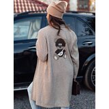 DStreet Płaszcz damski oversize TEDDSTYLE beżowy | shoptok.hr