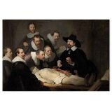  Slika - Rembrandt – The Anatomy Lesson of Dr. Tulp 120x80 Na talijanskom platnu | shoptok.hr