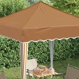  Rastezljivi šator za svadbe - šator za zabave Bež 195 x 195 x 245 cm - Bež Bez bočnog zida | shoptok.hr