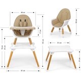 Milly Mally 2u1 dječja visoka stolica Malmo bež | shoptok.hr