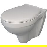 LECICO stenska wc školjka perth (z wc desko, keramika, bela) | Shoptok.si