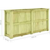  Povišena gredica 196 x 50 x 100 cm od impregnirane borovine | shoptok.hr