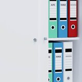 MID.YOU pisarniška omara lona l, bela | Shoptok.si