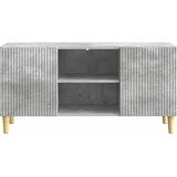 TV ormar 102 x 34,5 x 50 cm Betonska siva Konstruirano drvo | shoptok.hr