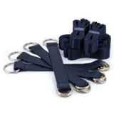 New Sensations Novelties Komplet Bondage Couture Bed Restraints Blue