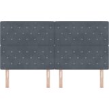  LED vzglavje z LED lučmi Diamantni Temno siva 90 cm Žamet, (5000043859) | Shoptok.si