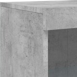 vidaXL Komoda z LED lučkami betonsko siva 181,5x37x100 cm | Shoptok.si