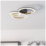 Eglo 901224 - led prigušiva stropna svetiljka calliera LED/20W/230V crna/zlatna | Eponuda.com