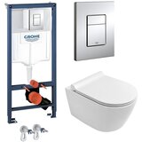 Grohe set rapid sl ugradni vodokotlić i giusta ultima vortex wc šolja i slim soft close daska Cene