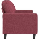 Dvosjed od tkanine crvena boja vina 140 cm | shoptok.hr