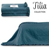 AmeliaHome Prekrivač Tilia 260x280 cm, morsko plava | shoptok.hr