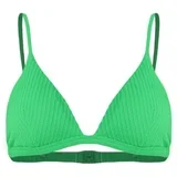 Trendyol summer green textured triangle bikini top