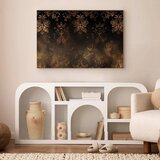  Slika - Baroque Ornaments in Patinated Gold and Browns: Retro Motif 120x80 Standard | shoptok.hr