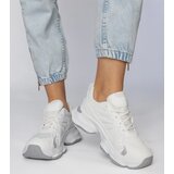 Gemre White sports sneakers with chunky sole Klarris | Shoptok.si