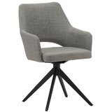 MID.YOU Naslanjač Asher, Siva, Vrtljiv | Shoptok.si