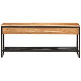 Klupa za cipele 110x35x45 cm od masivnog drva bagrema i željeza | shoptok.hr