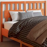 vidaXL Vzglavje voščeno rjava 135 cm trdna borovina | Shoptok.si