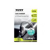 Port Designs 900086 auto punjač za mobilne telefone USB/USB C crno sivi | Eponuda.com