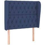 vidaXL Vzglavje z ušesi modro 103x23x118/128 cm blago, (20794363) Cene