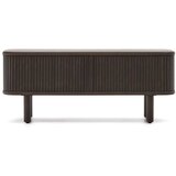 Kave Home Tamno smeđa TV komoda u dekoru jasena 120x50 cm Mailen – Cijene