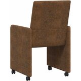  Blagovačke stolice s kotačima 2 pcs Smeđa 57 x 66 x 94 cm | Eponuda.com