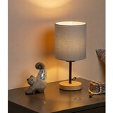  Brilagi - Stona lampa NUBILA WOOD 1xE27/25W/230V hrast/crna/svetlosiva | Eponuda.com