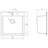 Metalac XAtos 50 500x500/200 BELA | ePonuda.com