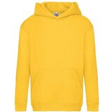 Fruit Of The Loom Żółta bluza dziecięca Hooded Sweat | shoptok.hr