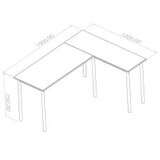 Hanah home polica za knjige mona 80 black atlantic pine | ePonuda.com