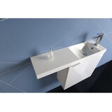 Sapho Rjava stenska omarica brez umivalnika v borovem dekorju 50x50 cm Latus Vi – | Shoptok.si