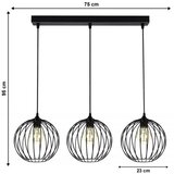  Luster na sajli MATT 3xE27/60W/230V | Eponuda.com