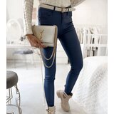 Gemre Navy waxed trousers Vienna | shoptok.hr