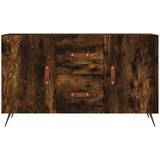  Komoda boja dimljenog hrasta 100 x 36 x 60 cm konstruirano drvo | shoptok.hr