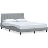 vidaXL Okvir za krevet bez madraca svjetlosivi 140x200 cm od tkanine | shoptok.hr