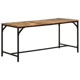  Blagovaonski stol 160 x 80 x 75 cm masivnog grubog drva manga | shoptok.hr