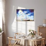  Slika - Autumn Is Coming (1 Part) Wide 60x40 U prirodnom drvenom okviru | shoptok.hr