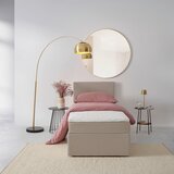 P & B POSTELJA Z VZMETNICO 90 cm x 200 cm , tekstil peščene barve | Shoptok.si
