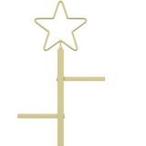  Metalno božićno drvce sa stalkom KUOPIO 180 cm Čelik Zlatno | shoptok.hr