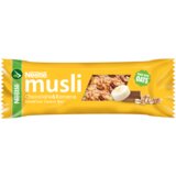 Nestle NESTLÉ MUSLI Chocolate & Banana žitna pločica 35g / 12 kom | shoptok.hr