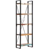 Police za knjige 5 razina 60x30x180 cm masivno obnovljeno drvo | Eponuda.com