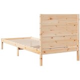  Dugi okvir kreveta bez madraca 100 x 210 cm masivno drvo | Eponuda.ba